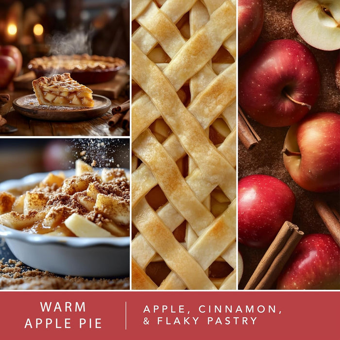 Fall Wax Melts - Harvest Home 4-Pack – Long Lasting Wax Cubes with Strong Scent for Warmers – Includes Warm Apple Pie, Vanilla Pine, Fallen Leaves & Feelin Cozy - 10oz (24-Cubes)