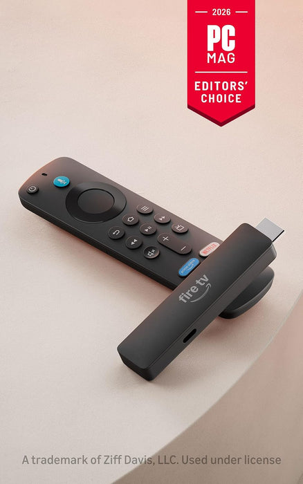 Fire TV Stick HD (newest model), free & live TV, Alexa Voice Remote, powered by the TV, effortless setup, find shows faster with Alexa+