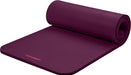 Retrospec Solana Yoga Mat 1" Thick w/Nylon Strap for Men & Women - Non Slip Exercise Mat for Home Yoga, Pilates, Stretch