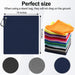 3 Pack 16" X 16" Golf Towels for Golf Bags,3 Stain-Resistant Colors