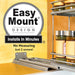 ® Pull Out Spice Organization for Cabinets - 4-3/8 inch Wide – Spice Rack for Inside Cabinets, Slide Out Spice Rack Orga