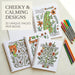 Beautiful Coloring Book Set of 2 for Adult Relaxation with Floral Designs