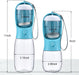 Dog Water Bottle Portable with Food Container & Filter for Travel