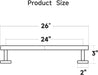 Matte Black Towel Bar, 24-Inch Towel Racks for Bathroom