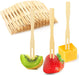 400PCS Bamboo Appetizer Forks, Fancy Toothpicks for Appetizers - 3.5 Inch