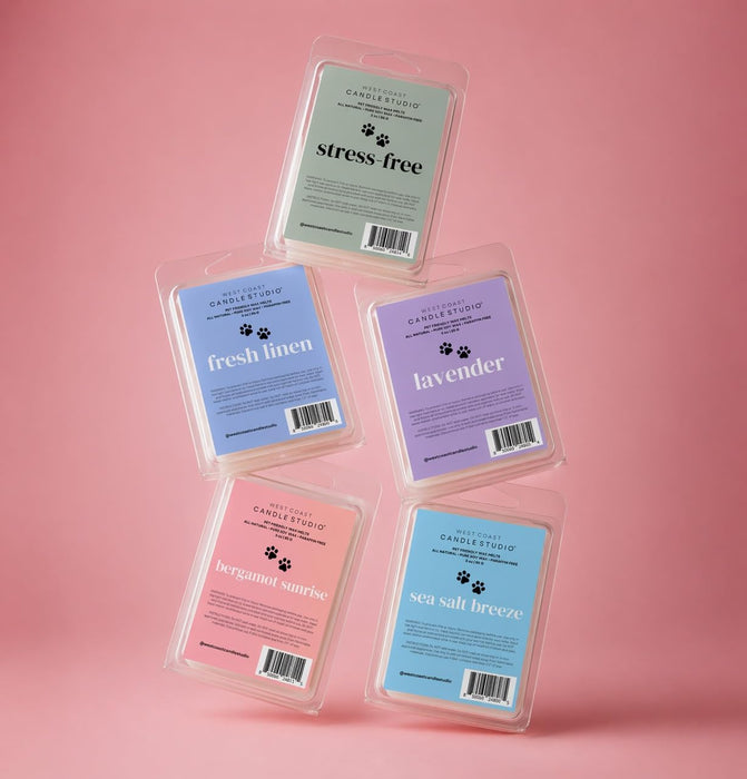 Pet Safe Wax Melts | Non Toxic Soy Wax Cubes for Warmers | Odor Eliminating Home Fragrance | Natural, Paraffin-Free, Lon