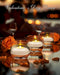 24Pack 3" White Flameless Floating LED Candle, Waterproof Tealight