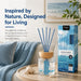 Ocean Mist Diffuser with Sticks, 3.4 fl oz Home Fragrance Long-Lasting