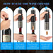 Electric Wine Opener, Rechargeable Electric Wine Bottle Opener with Foil Cutter, Type-C Charging, One-Touch Operation for Home and Party Use