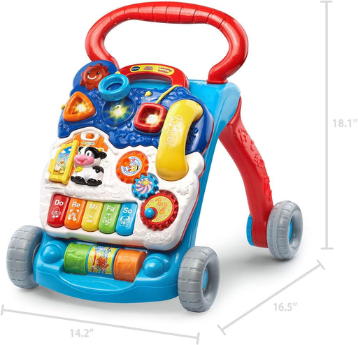 Sit-to-Stand Learning Walker (Frustration Free Packaging), Blue