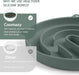Slow Feeder Cat Bowl Silicone Pet Puzzle Feeder for Slow Eating
