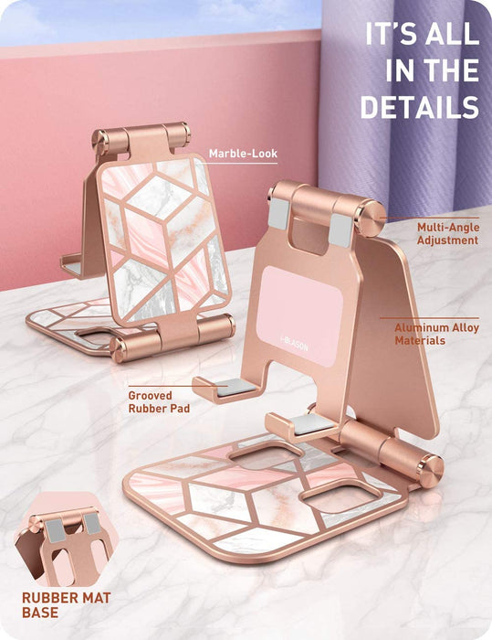 Marble Desktop Phone Stand — Universal Holder