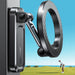 Dual-Sided Magnetic Golf Cart Phone Holder ,360° Rotatable Golf Accessories