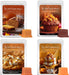 Fall Wax Melts Pumpkin Party 4pk – Long Lasting, Strong Scent Melts for Warmers, Includes Pumpkin Spice with Apple Muffi