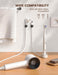 6 Pack Rotatable Cord Organizer, 1s Lock Spring Cable Holder Clips