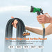 with 8 Function Nozzle, 50FT - Lightweight Expandable Garden Hose, No-Kink Flexibility, 3/4 Inch Solid Brass Fittings an