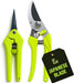 2-Pack Stainless Steel Gardening Scissors, Pruning Shears and Clippers for Gardening