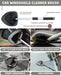 18Pcs Professional Car Interior Detailing Kit All-in-One Cleaning Tools for Windows, Dashboard, Vents, Windshield Cleane