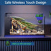 Fish Tank Thermometer Aquarium Thermometer Wireless Touch Stick Digital Aquarium Thermometer LED Display ±1°F for Monito