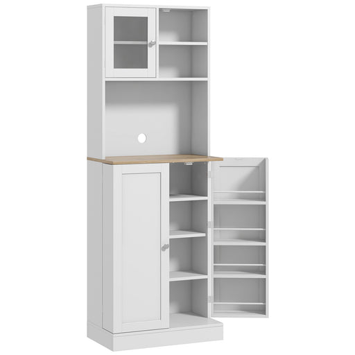 Tall Kitchen Pantry and Microwave Cabinet