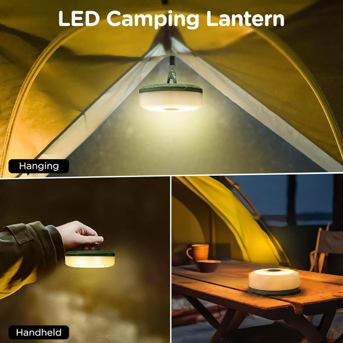 Camping String Lights 4 in 1, 32.8FT Quick Storage 8 Modes Protable
