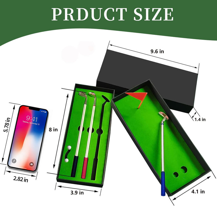 Golf Pen Set, Mini Desktop Golf Putting Green Game