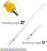 - Marshmallow Roasting Sticks, 32”, 5 Pack, Dark Brown