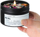 Obsidian Crystal Energy Candle, Good Aura Health Protection, Baltic Amber Chakra Magic Self-Care, Emotional Support, Encouragement and Affirmation Gift.(HEAL)