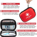 Mini First Aid Kit - 120 Piece Small Waterproof Hard Shell Medical Kit