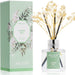 Reed Diffuser Set,1.69 fl oz (50 ml) - Jasmine Mint Oil Diffusers with 8 Reed Sticks,Home Fragrance Reed Diffuser for Bathroom Shelf Decor