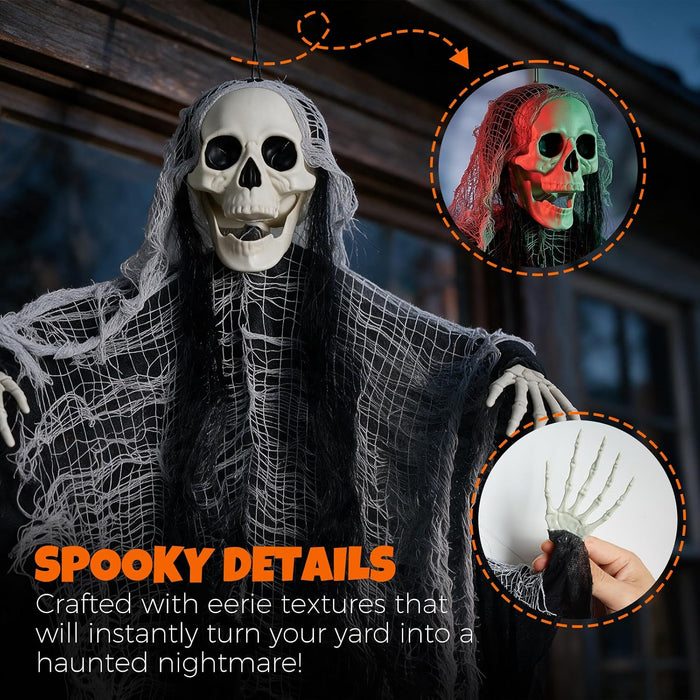 Halloween Decorations Outdoor Hanging Ghost: Spooky Haunted House Decor