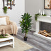 48 in Artificial Dracaena Real Touch Plant with Pot