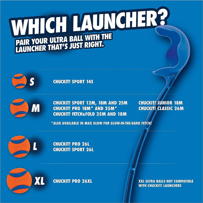 Classic 26M Dog Ball Launcher, 26in, Includes Medium 2.5in Ball