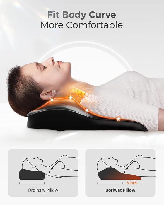 Back Massager with Heat, 3D Kneading Massage Pillow for Back, Neck, Shoulder, Leg Pain Relief Deep Tissue, Gifts for Women Men Mom Dad