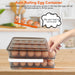 Double-Layer Rolling Egg Organizer
