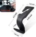 2 Pack Car Headrest Hooks, Microfiber Leather & Alloy Purse Hook Holds 45lb