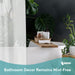 Clear Shower Curtain - 72x72 Odorless Plastic with Magnets, Washable Long Bathroom Curtain - Premium PEVA Waterproof Bath Curtain, Rust-Proof Bathroom Essentials