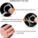 Ring Sizers for Loose Rings, 6 Sizes Fitter, Reduces Size by 0.5-1.5