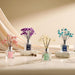 Reed Diffuser Set,1.69 fl oz (50 ml) - Jasmine Mint Oil Diffusers with 8 Reed Sticks,Home Fragrance Reed Diffuser for Bathroom Shelf Decor