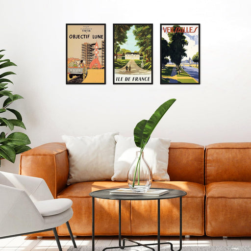 11x17 Poster Frame, Easy Slide-In Assembly, Black, 3 Pack