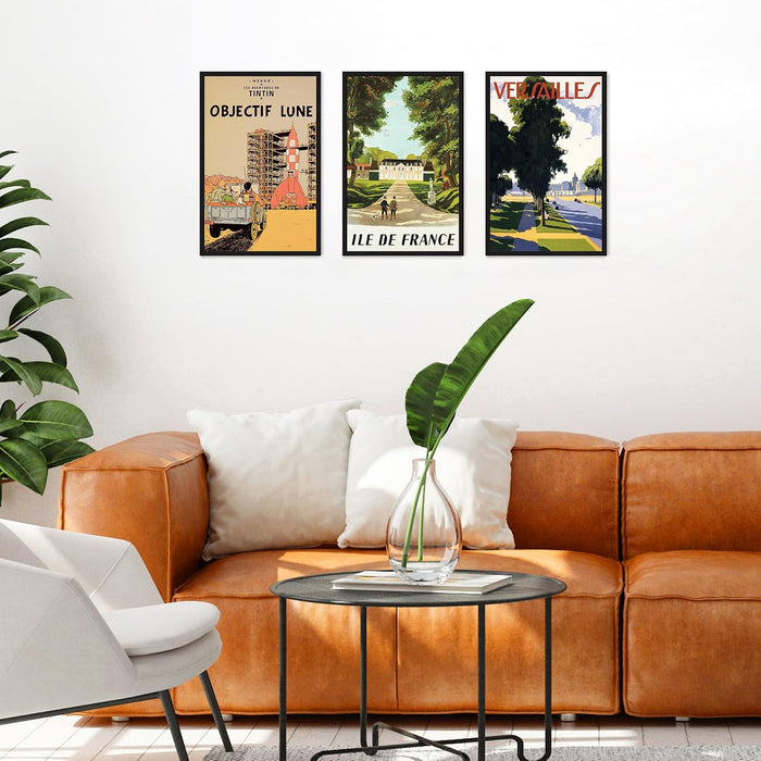 11x17 Poster Frame, Easy Slide-In Assembly, Black, 3 Pack