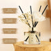 Flower Reed Diffusers Set, 5.07 oz Clean Linen Scented Oil Diffuser with 8 Reed Sticks, Home Fragrance Diffuser Gift Set for Bathroom & Office Decor 150ml