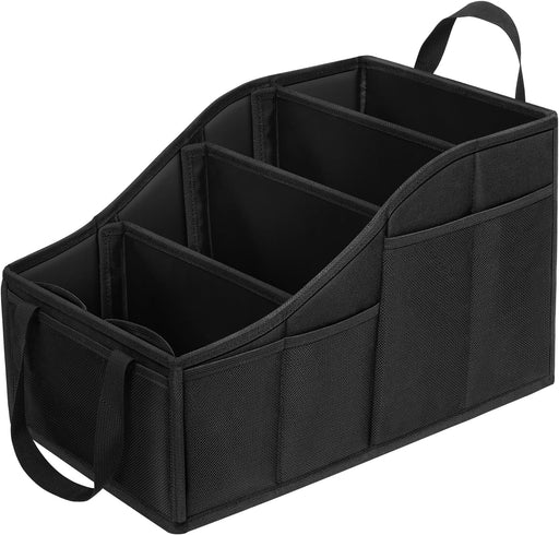 Car Seat Organizer with 4 Compartments, 4 Cup Holders