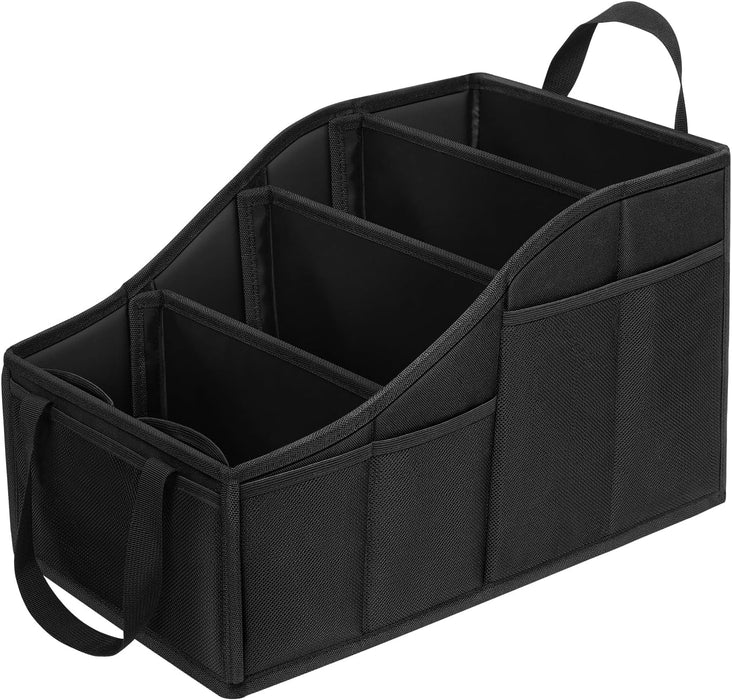 Car Seat Organizer with 4 Compartments, 4 Cup Holders
