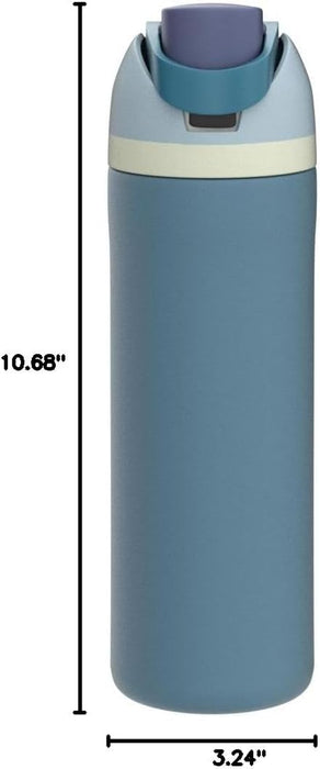 Owala FreeSip Stainless Steel Water Bottle 24 oz Denim