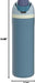 Owala FreeSip Stainless Steel Water Bottle 24 oz Denim