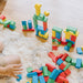 Melissa & Doug 100 Wooden Building Blocks with Storage Box
