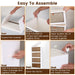 Four-Pack Rolling Collapsible Storage Bins