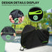 Bike Cover Waterproof Outdoor Storage Bicycle Cover for 1 Bike