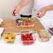 8 Pack Glass Food Storage Containers with Lids, Meal Prep Containers, Airtight Bento Boxes with Leak Proof Locking for M